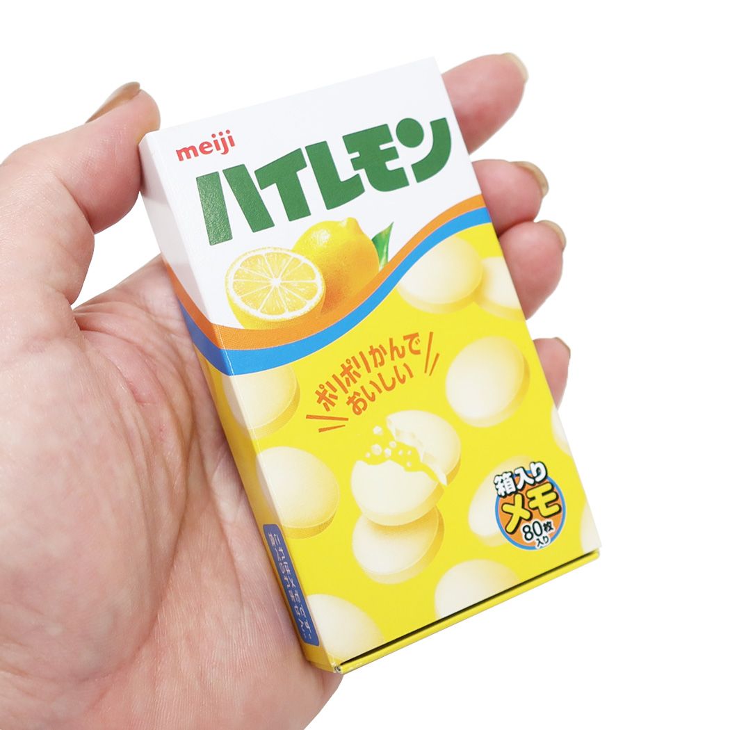 メモ帳 ハイレモン 箱入りスライドメモ お菓子パッケージ funbox プレゼント 男の子 女の子 ギフト