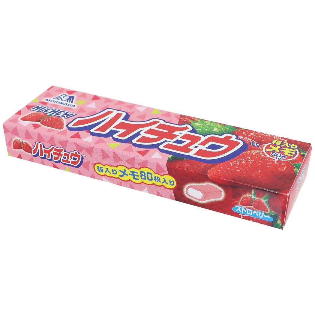 メモ帳 ハイチュウ スティックメモ お菓子パッケージ ストロベリー おもしろ雑貨 文具 プレゼント 男の子 女の子 ギフト