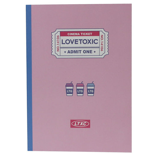 ラブトキシック 横罫 ノート B5 学習 ノート LOVETOXIC ピンク 新学期 準備 文具 プレゼント 男の子 女の子