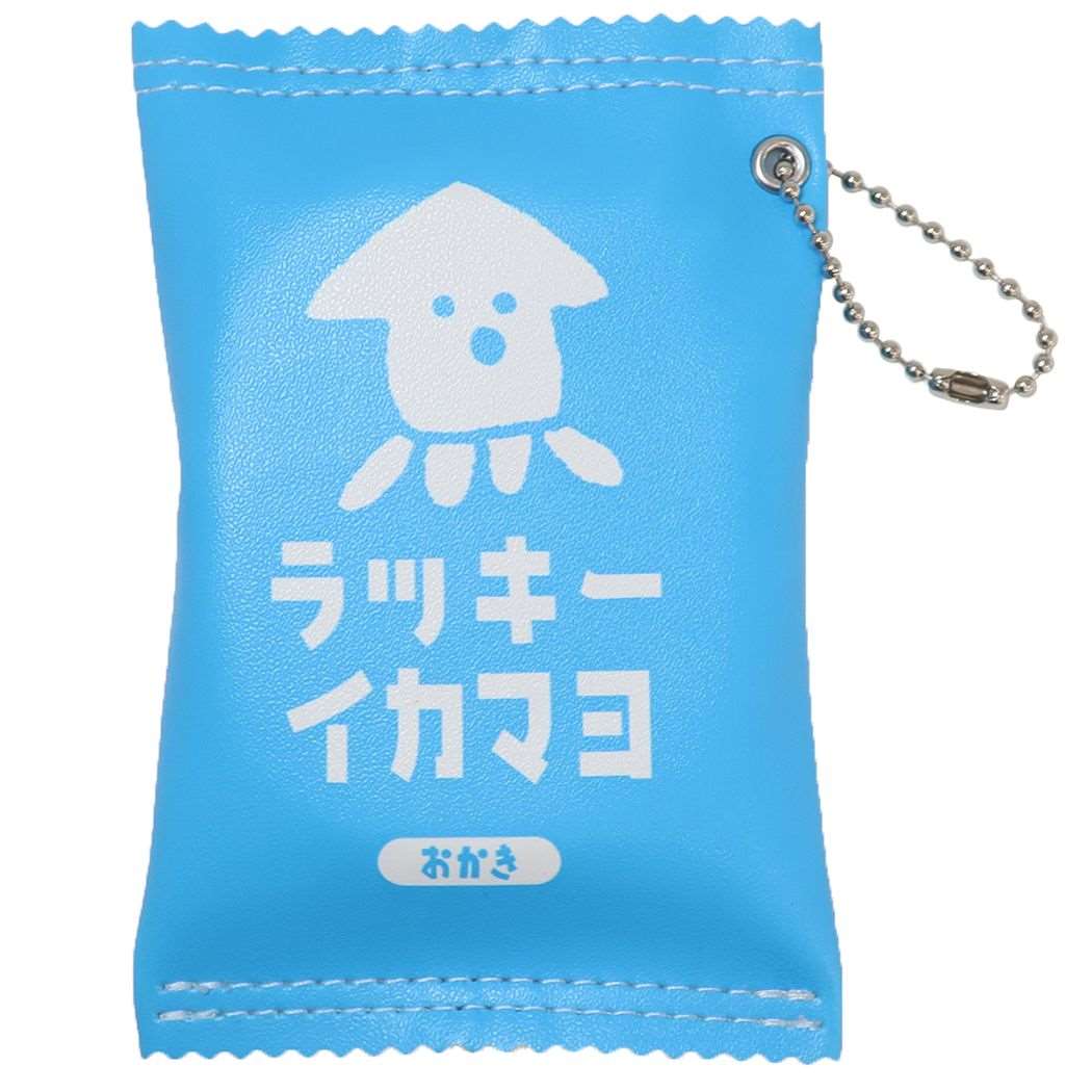 ラッキーマヨネーズ ミニポーチ フラットポーチ ラッキーイカマヨ 新入学 funbox