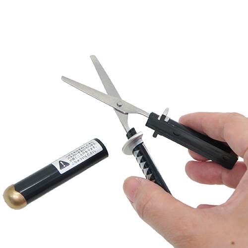 戦国武将 刀ハサミ はさみ 武田信玄 サカモト 長さ 約11.5cm コンパクトシザー プレゼント 男の子 女の子 ギフト
