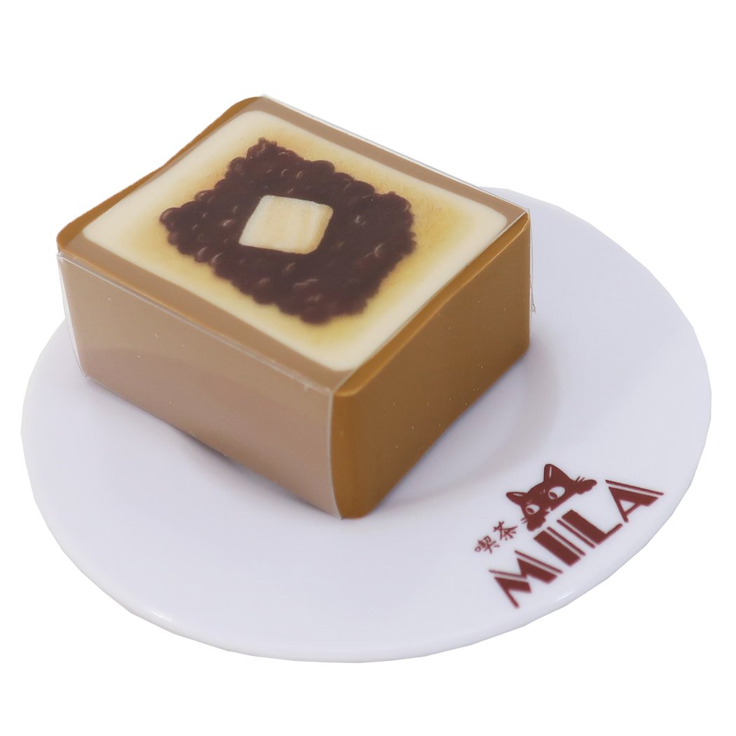 消しゴム 皿つきトースト ケシゴム 純喫茶文具シリーズ あんバター サカモト おもしろ文具 プチギフト プレゼント 男の子 女の子