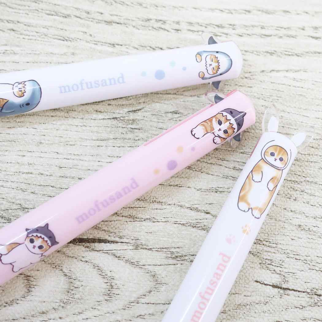 モフサンド mofusand キャラクター 黒赤2色ボールペン mimiペン サメB プレゼント 男の子 女の子 ギフト