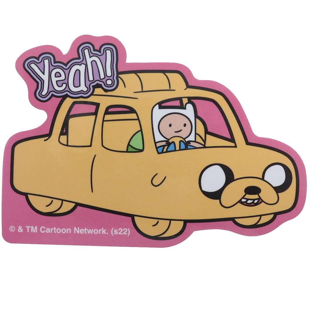 アドベンチャータイム ダイカットビニールステッカー ビッグシール キャラクター くるま プレゼント 男の子 女の子 ギフト