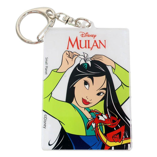 キーリング ムーラン アクリル キーホルダー ディズニー グッズ スクエア キャラクター プレゼント 男の子 女の子 ギフト