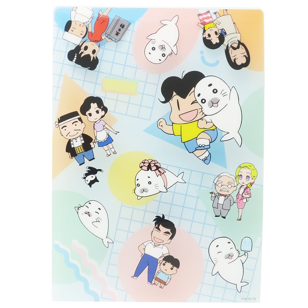 少年アシベ GoGoゴマちゃん 雑貨 文具 下敷き アニメキャラクター グッズ オールスター プレゼント 男の子 女の子 ギフト