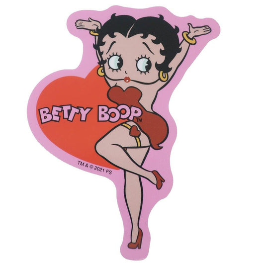 ベティブープ キャラクター ダイカット ビニール ステッカー ビッグシール ハート BETTY BOOP グッズ プレゼント 男の子