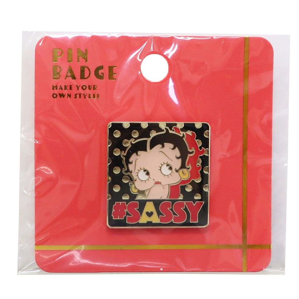 ベティブープ ピンバッジ ピンズ SASSY BETTY BOOP プレゼント 男の子 女の子 ギフト