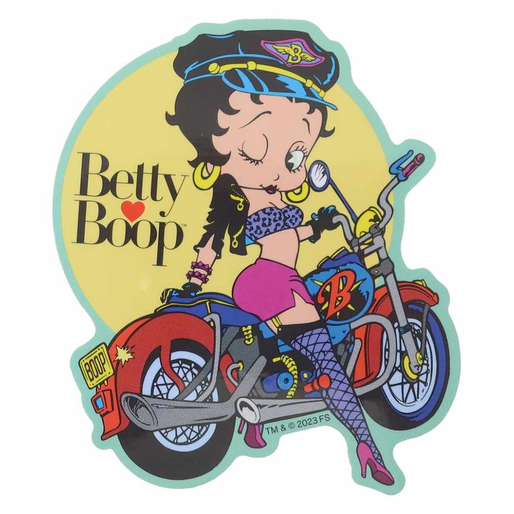 ベティブープ ダイカットシール キャラクターステッカー バイク BETTY BOOP スモールプラネット