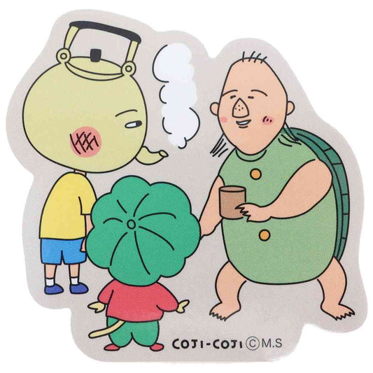 コジコジ ダイカットビニールステッカー さくらももこ ビッグシール アニメキャラクター お茶の時間 プレゼント 男の子 女の子 ギフト