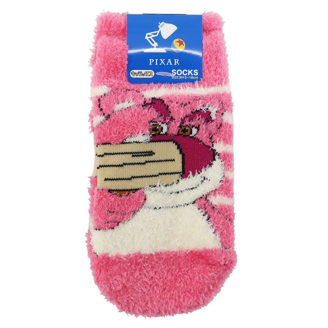 トイストーリー キッズ もこもこショートソックス 子供用 防寒 靴下 ロッツォ ディズニー スモールプラネット ウォーマー雑貨 キャラックス
