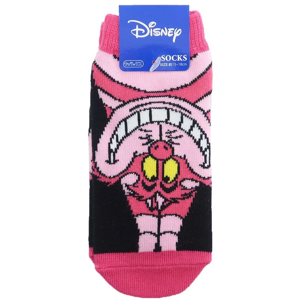 ふしぎの国のアリス キッズソックス 子供用 靴下 チェシャ猫 ディズニー キャラクター プレゼント 男の子 女の子 ギフト
