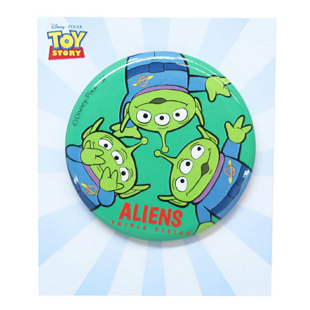 トイストーリー カンバッジ 缶バッジ エイリアン 集合 ディズニー キャラクター プレゼント 男の子 女の子 ギフト