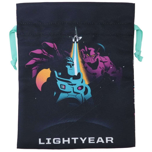 バズライトイヤー トラベルきんちゃくポーチ ディズニー 巾着袋 キャラクター ロゴ プレゼント 男の子 女の子 ギフト