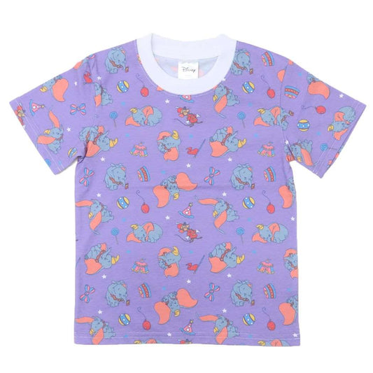 ダンボ 子供用Tシャツ キッズT-SHIRTS サーカス パターン キッズ120 ディズニー スモールプラネット