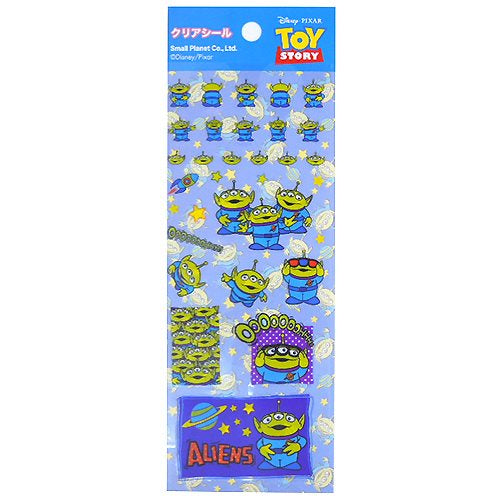 トイストーリー グッズ リトルグリーンメン エイリアン クリアシール プレゼント 男の子 女の子 ギフト