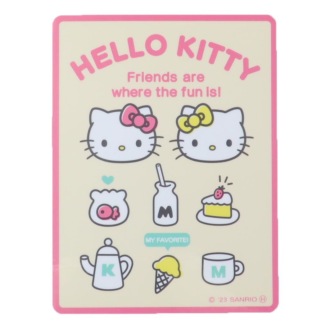 ハローキティ キャラクター キャラクターステッカー ダイカットシール アイコン