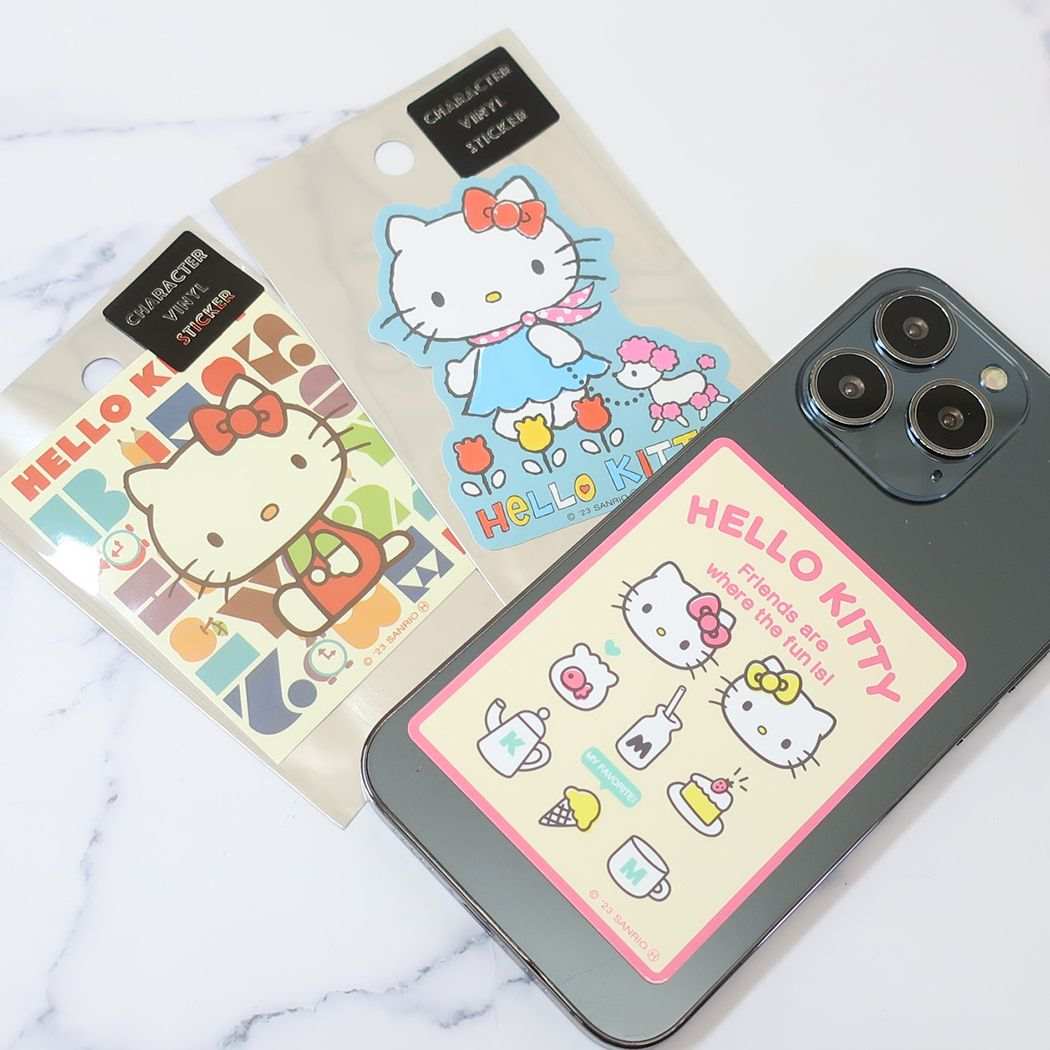 ハローキティ キャラクター キャラクターステッカー ダイカットシール アイコン