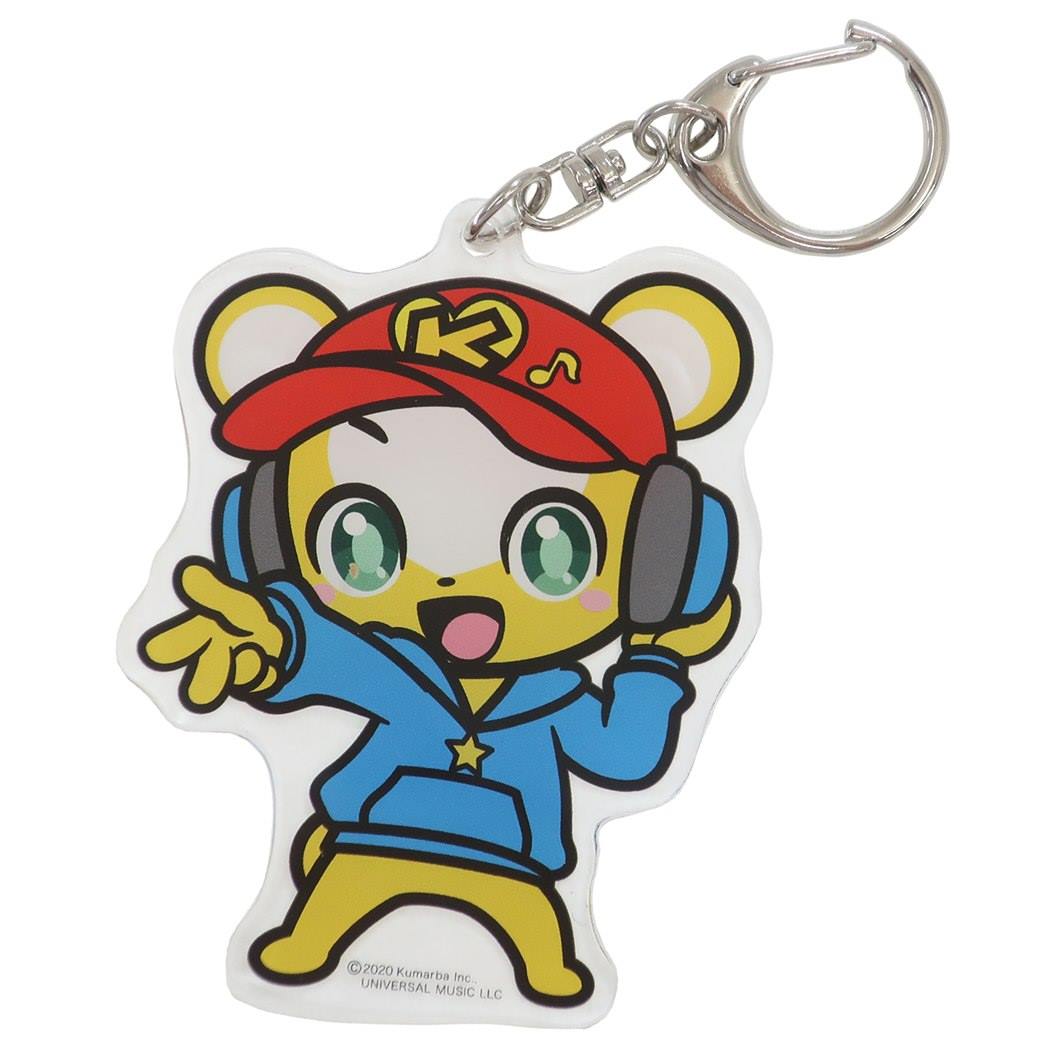 クマーバチャンネル キーリング アクリルキーホルダー DJクマーバ キャラクター プレゼント 男の子 女の子 ギフト