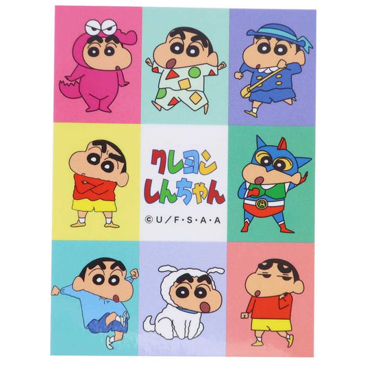 クレヨンしんちゃん ダイカットビニールステッカー ビッグシール ポーズ プレゼント 男の子 女の子 ギフト