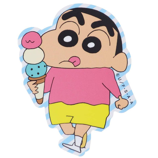 クレヨンしんちゃん アニメキャラクター ビッグシール ダイカットビニールステッカー アイスクリーム プレゼント 男の子 女の子 ギフト