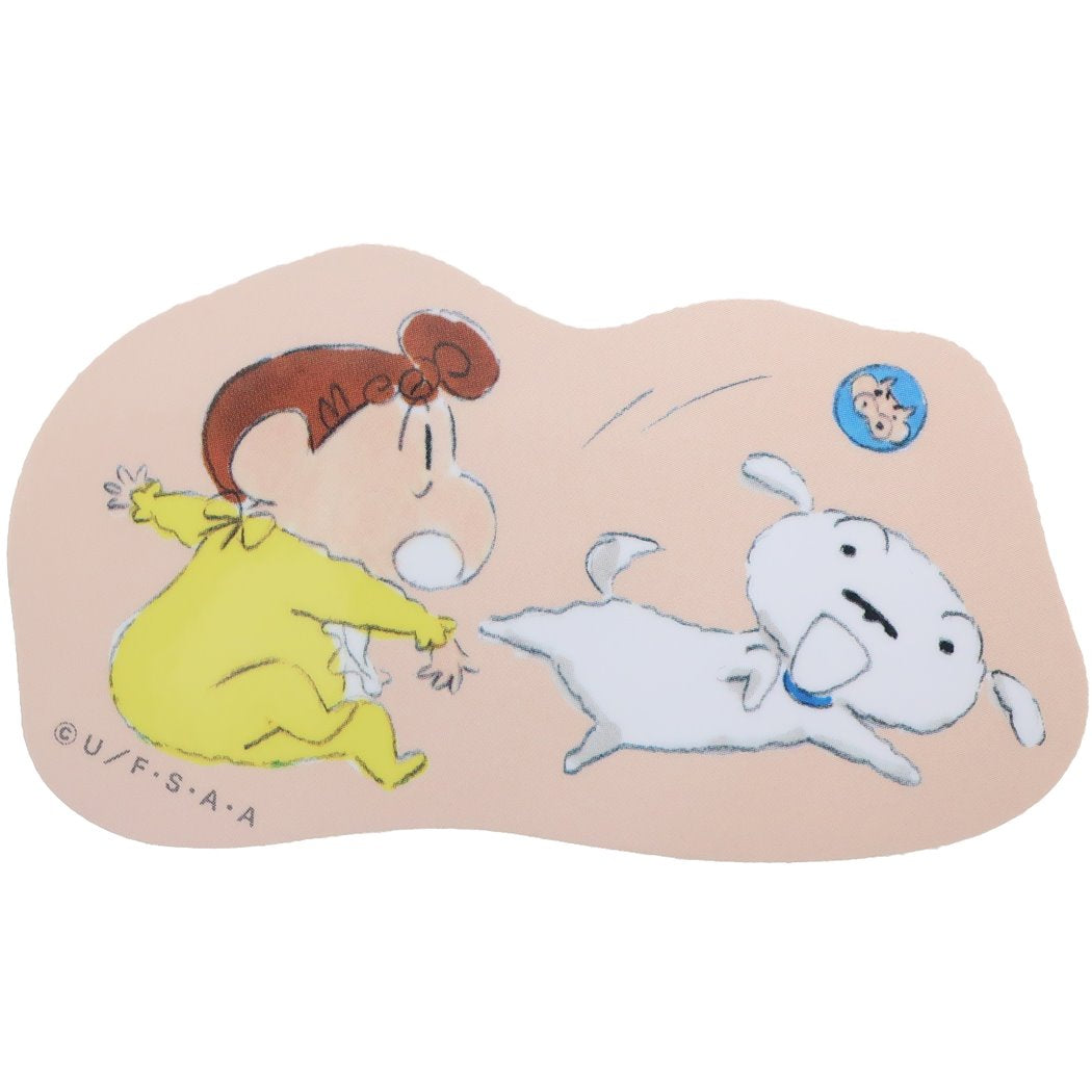クレヨンしんちゃん ダイカットビニールステッカー ビッグシール ひまわりとシロ水彩 アニメキャラクター プレゼント 男の子 女の子 ギ