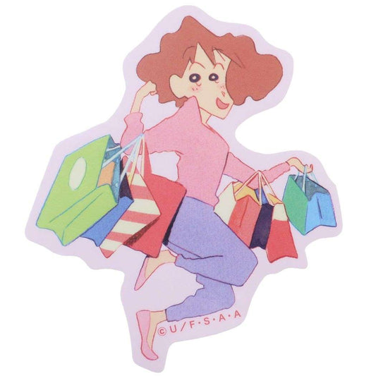 クレヨンしんちゃん ビッグシール ダイカットビニールステッカー 30th みさえ スモールプラネット プレゼント 男の子 女の子 ギフ