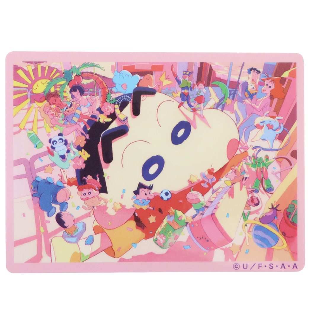 クレヨンしんちゃん ビッグシール ダイカットビニールステッカー 30th メイン スモールプラネット プレゼント 男の子 女の子 ギフ
