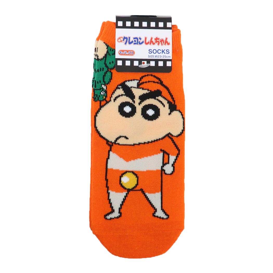 クレヨンしんちゃん アニメキャラクター レディースソックス 女性用靴下 伝説を呼ぶブリブリ 3分ポッキリ大進撃