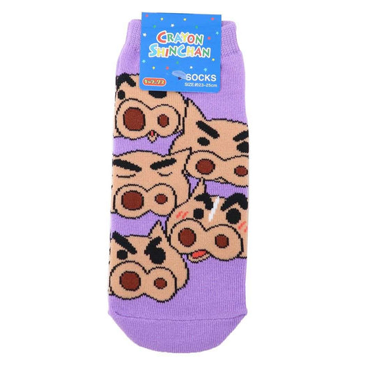 クレヨンしんちゃん レディースソックス 女性用靴下 ぶりぶりざえもん ギッシリ アニメキャラクター