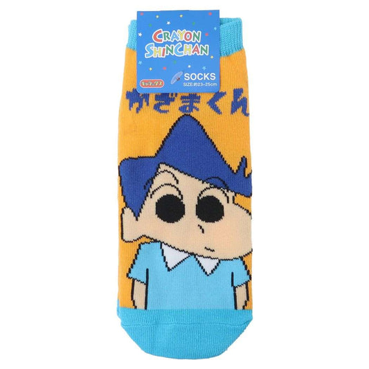 クレヨンしんちゃん キャラックス 臼井儀人 靴下レディース アニメキャラクター かざまくん