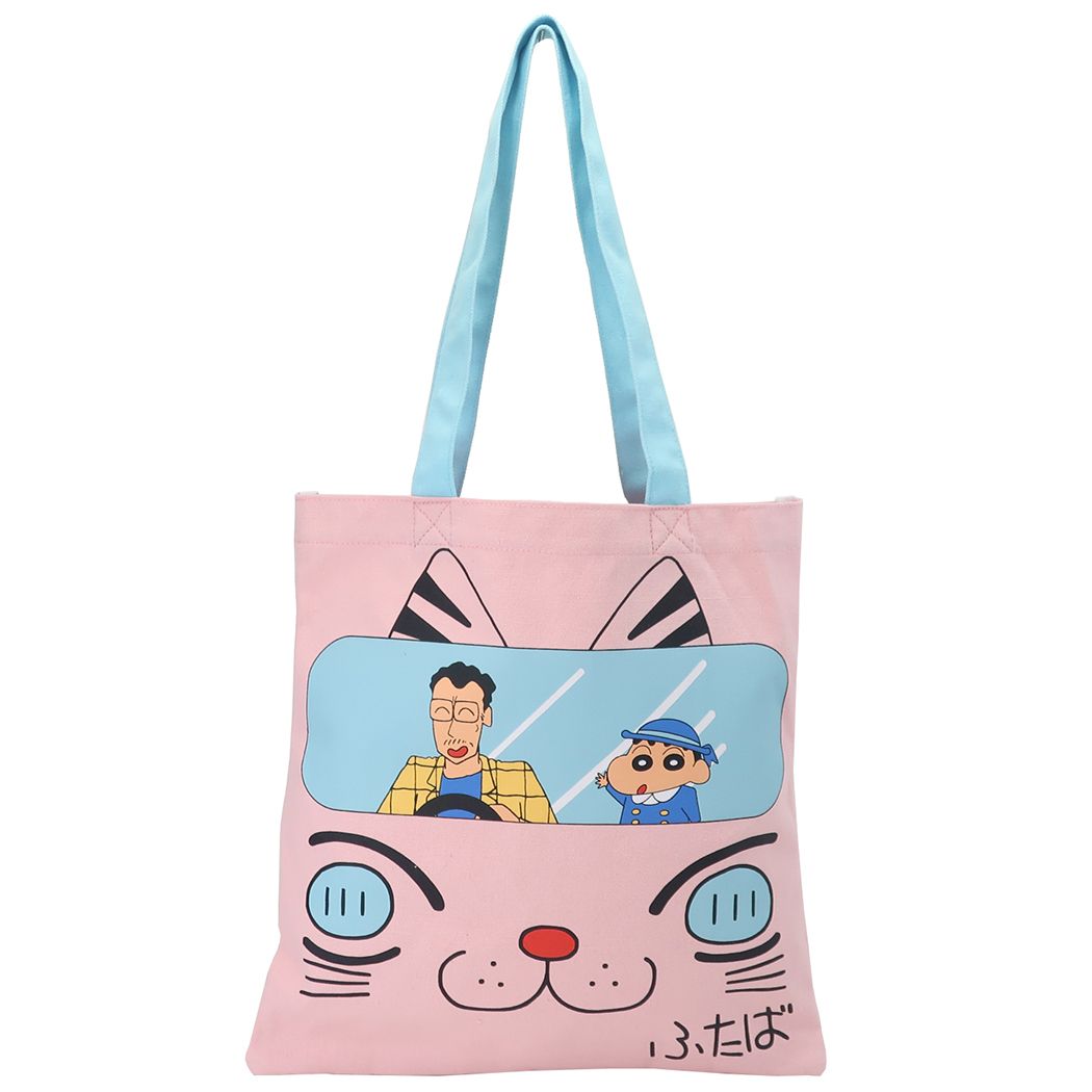 クレヨンしんちゃん トートバッグ カラー トート ねこバス スモールプラネット プレゼント 男の子 女の子 ギフト