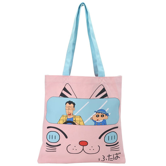 クレヨンしんちゃん トートバッグ カラー トート ねこバス スモールプラネット プレゼント 男の子 女の子 ギフト