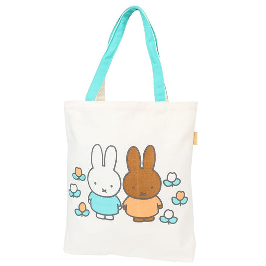 ミッフィー ディックブルーナ 絵本キャラクター トートバッグ グッディバッグ お花畑