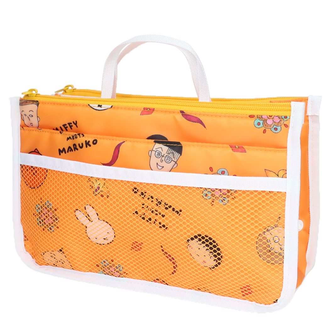 ミッフィー ちびまる子ちゃん インナーバッグ バッグインバッグ miffy meets maruko エスニックOR ディックブルーナ スモールプラネ
