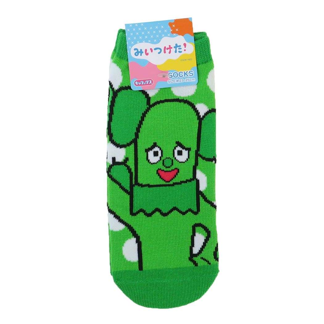 みいつけた！ グッズ レディースソックス キャラクター 女性用靴下 サボさん ドット