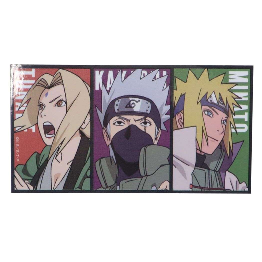 キャラステ NARUTO ステッカーキャラクター 少年ジャンプ スモールプラネット 綱/カカシ/ミナト