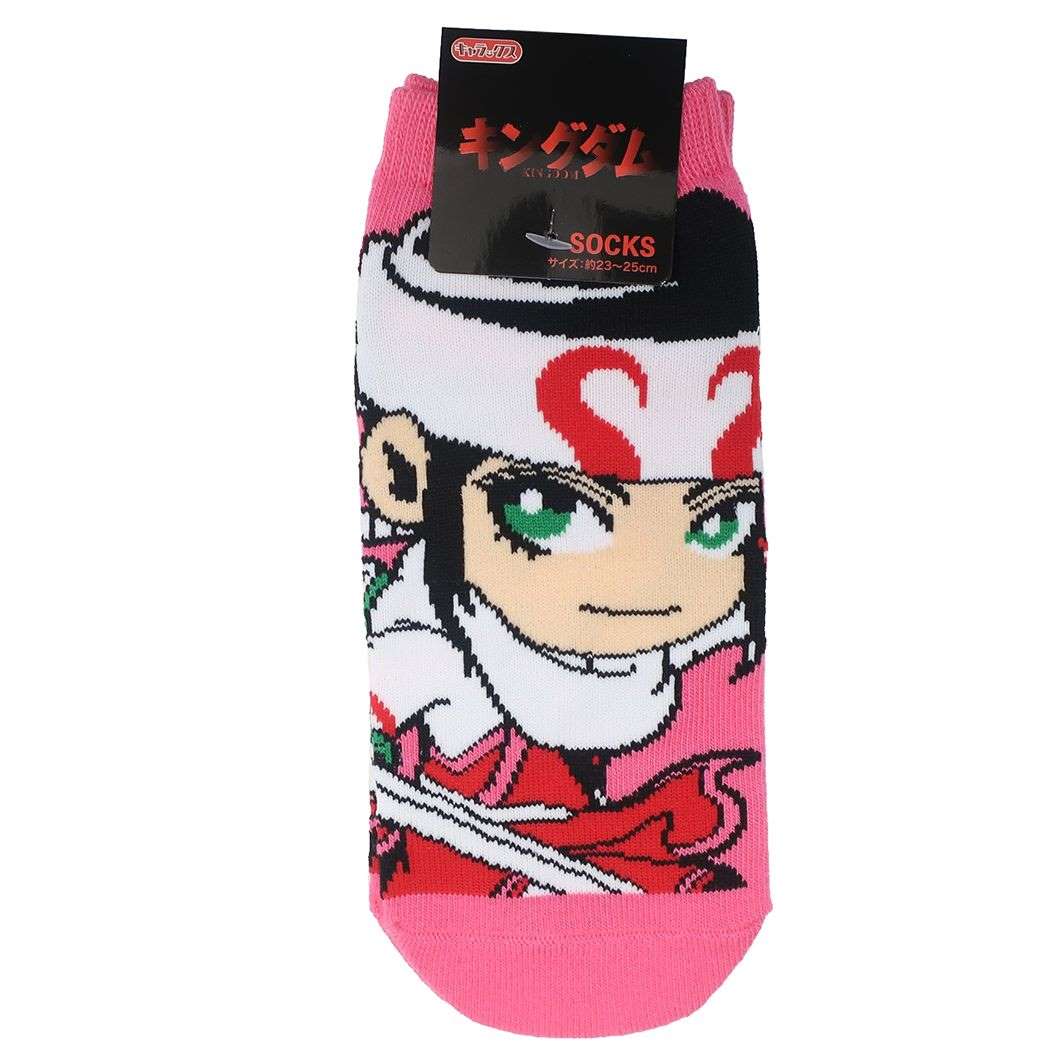 キングダム アニメキャラクター 女性用靴下 レディースソックス 羌? きょうかい スモールプラネット プレゼント 男の子 女の子 ギフ