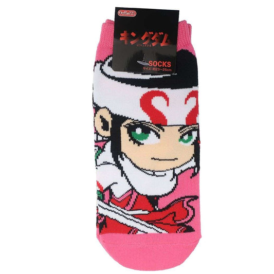 キングダム アニメキャラクター 女性用靴下 レディースソックス 羌? きょうかい スモールプラネット プレゼント 男の子 女の子 ギフ