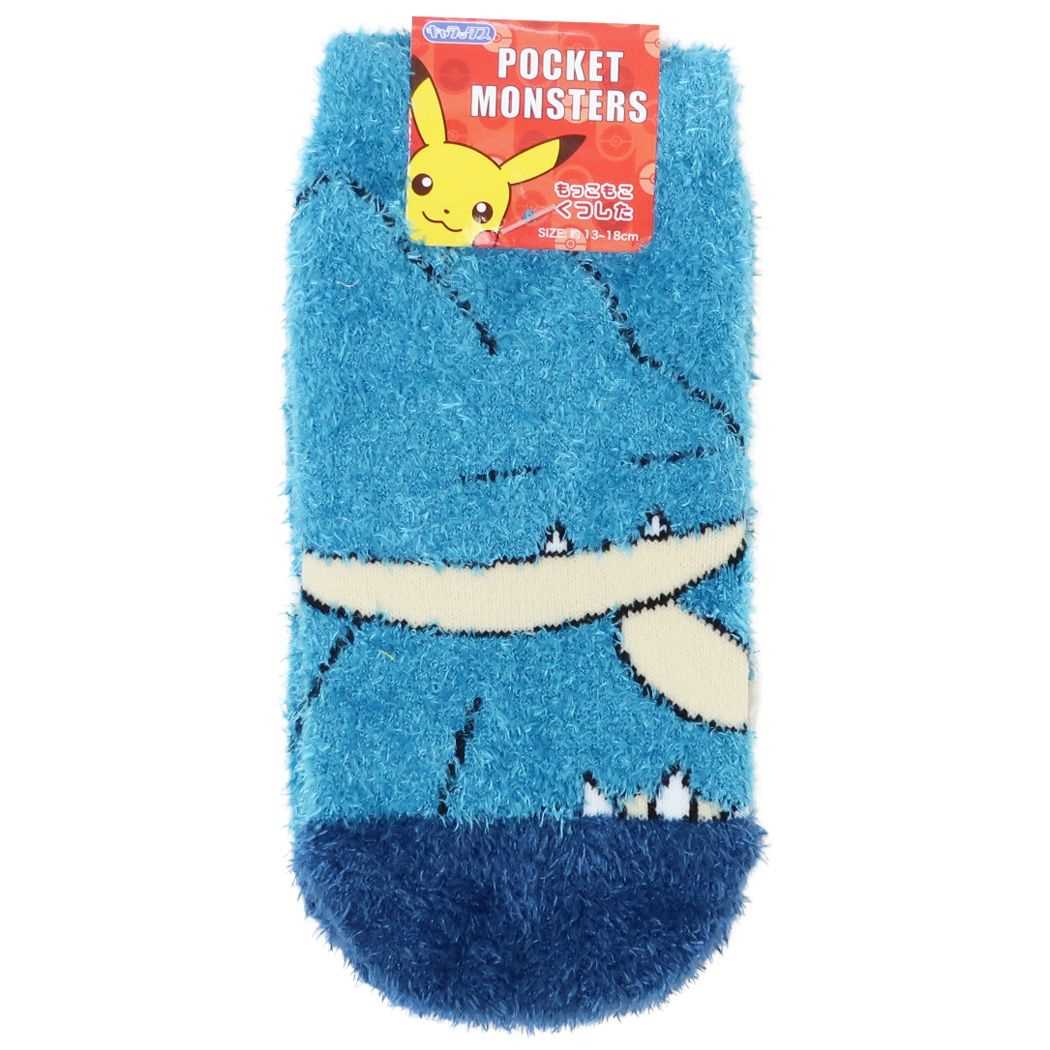 ポケットモンスター グッズ 子ども用防寒室内靴下 キャラクター キッズもこもこショートソックス ゴンベアップ プレゼント 男の子 女の