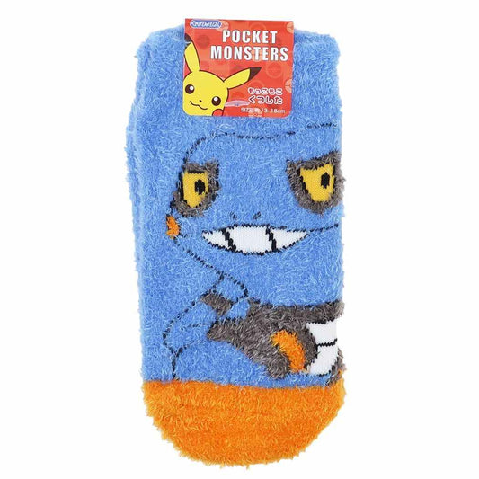 ポケットモンスター グッズ 子供用防寒室内靴下 ポケモン キャラクター キッズもこもこショートソックス プレゼント 男の子 女の子 ギ