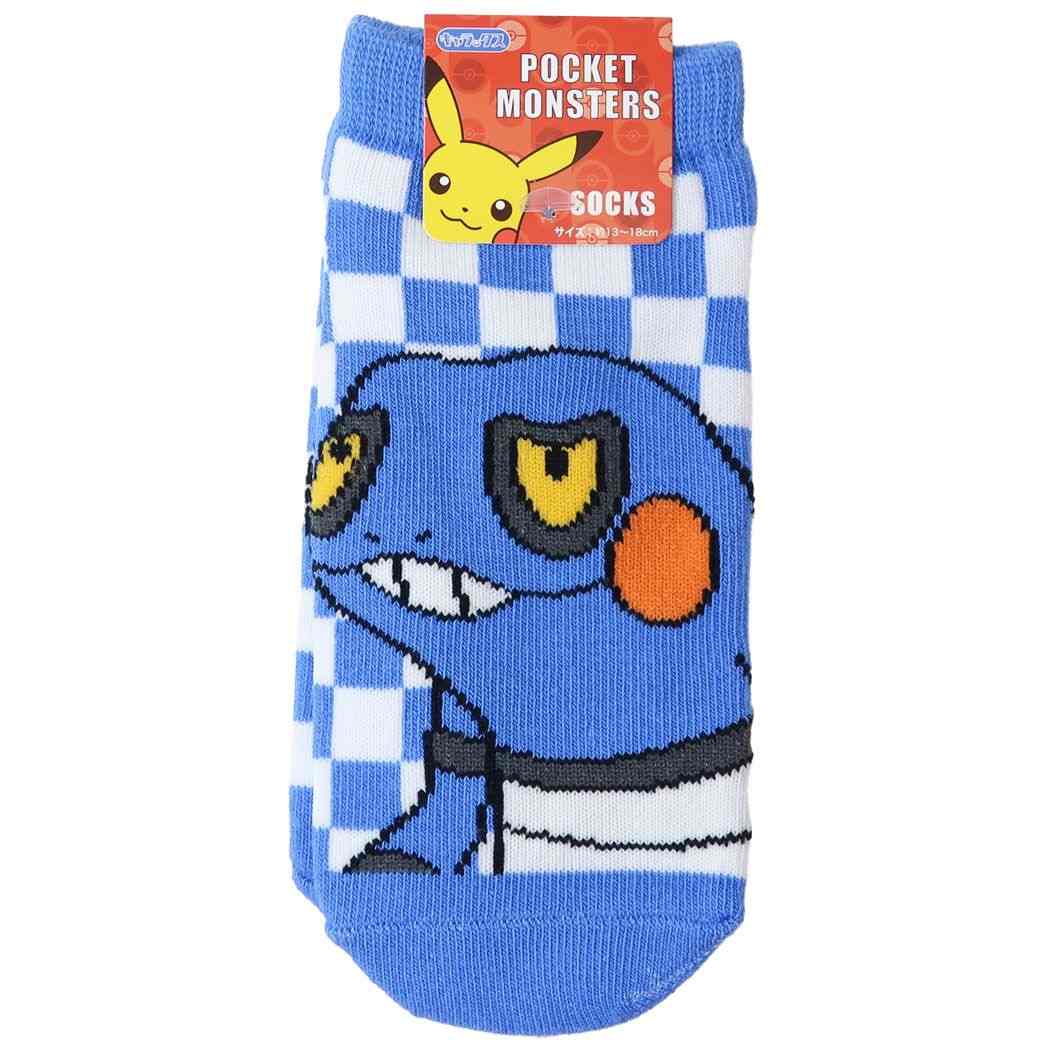 ポケットモンスター グッズ 子供用靴下 キャラクター キッズソックス グレッグル チェック プレゼント 男の子 女の子 ギフト