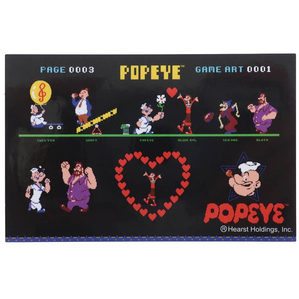 ポパイ ダイカットビニールステッカー ビッグシール ゲーム POPEYE キャラクター プレゼント 男の子 女の子 ギフト