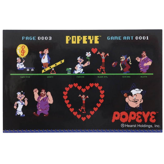 ポパイ ダイカットビニールステッカー ビッグシール ゲーム POPEYE キャラクター プレゼント 男の子 女の子 ギフト