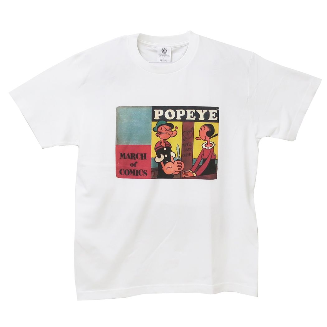 ポパイ Tシャツ T-SHIRTS コミック Lサイズ POPEYE スモールプラネット