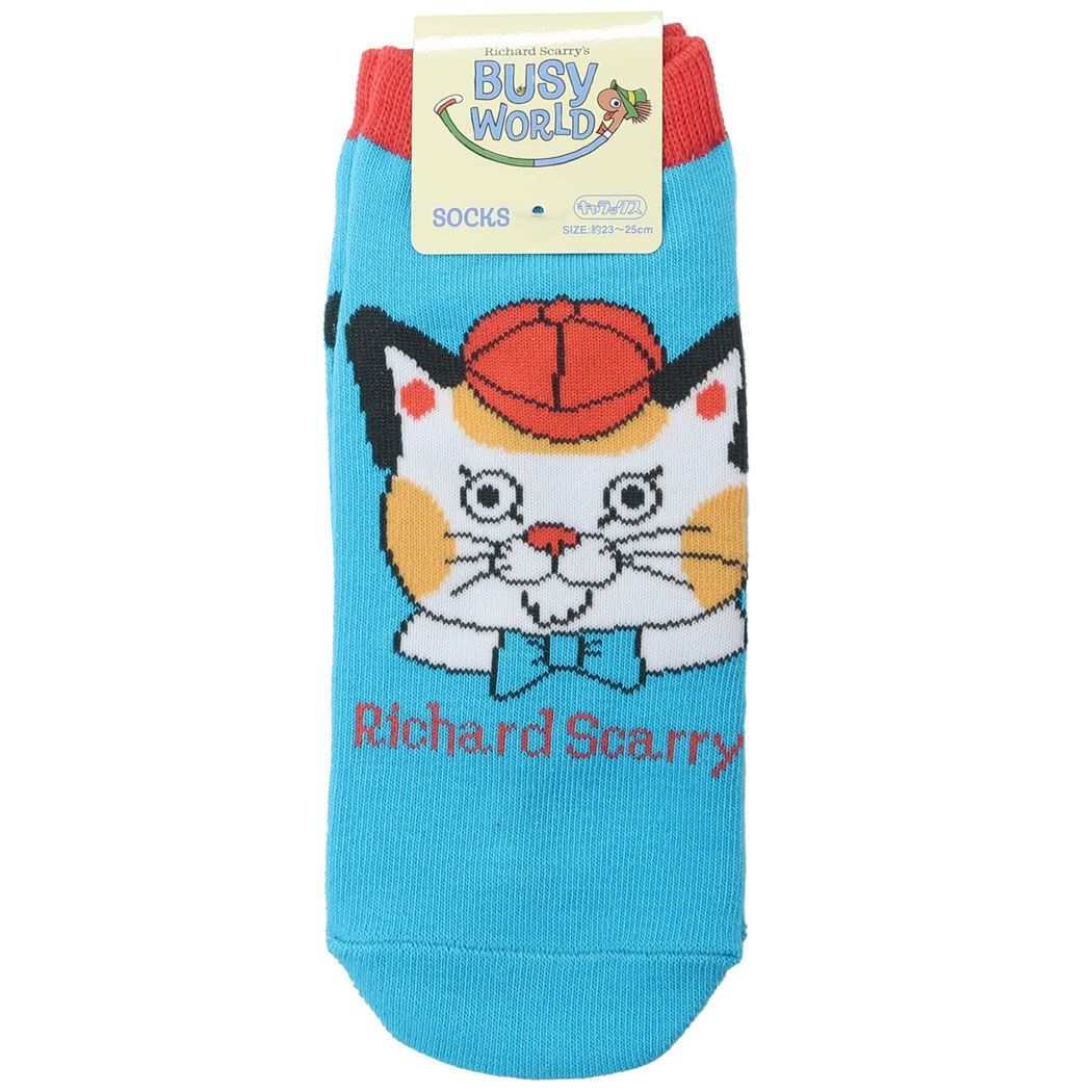 キャラックス レディースソックス リチャードスキャリー 女性用靴下 スモールプラネット ハックルBL