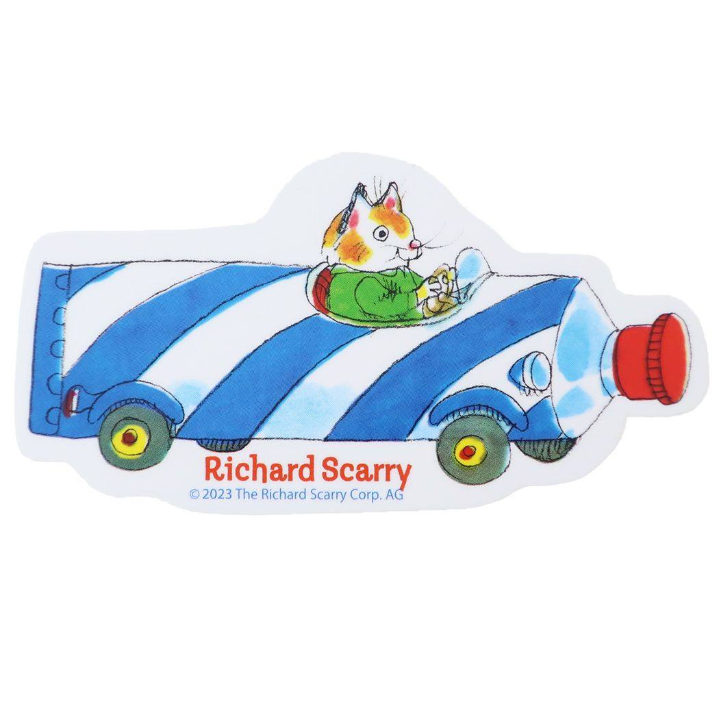 ダイカットシール リチャードスキャリー キャラクターステッカー はみがき粉カー スモールプラネット