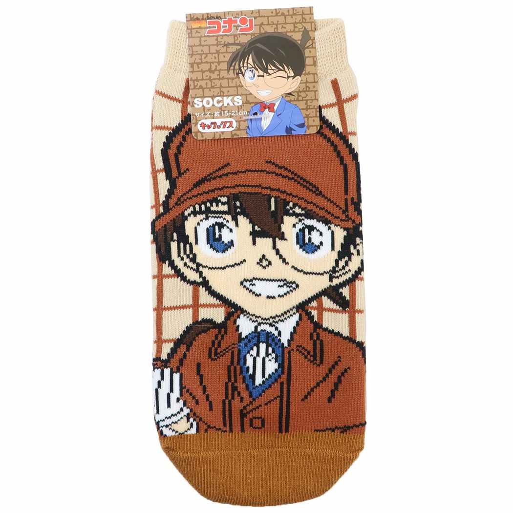 名探偵コナン キャラックス ジュニアソックス 少年サンデー 小学生用靴下 アニメキャラクター コナン ホームズ