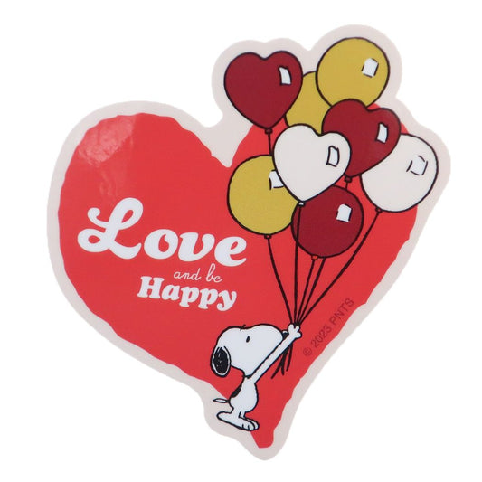 スヌーピー キャラクターステッカー ダイカットシール LOVE ピーナッツ キャラクター
