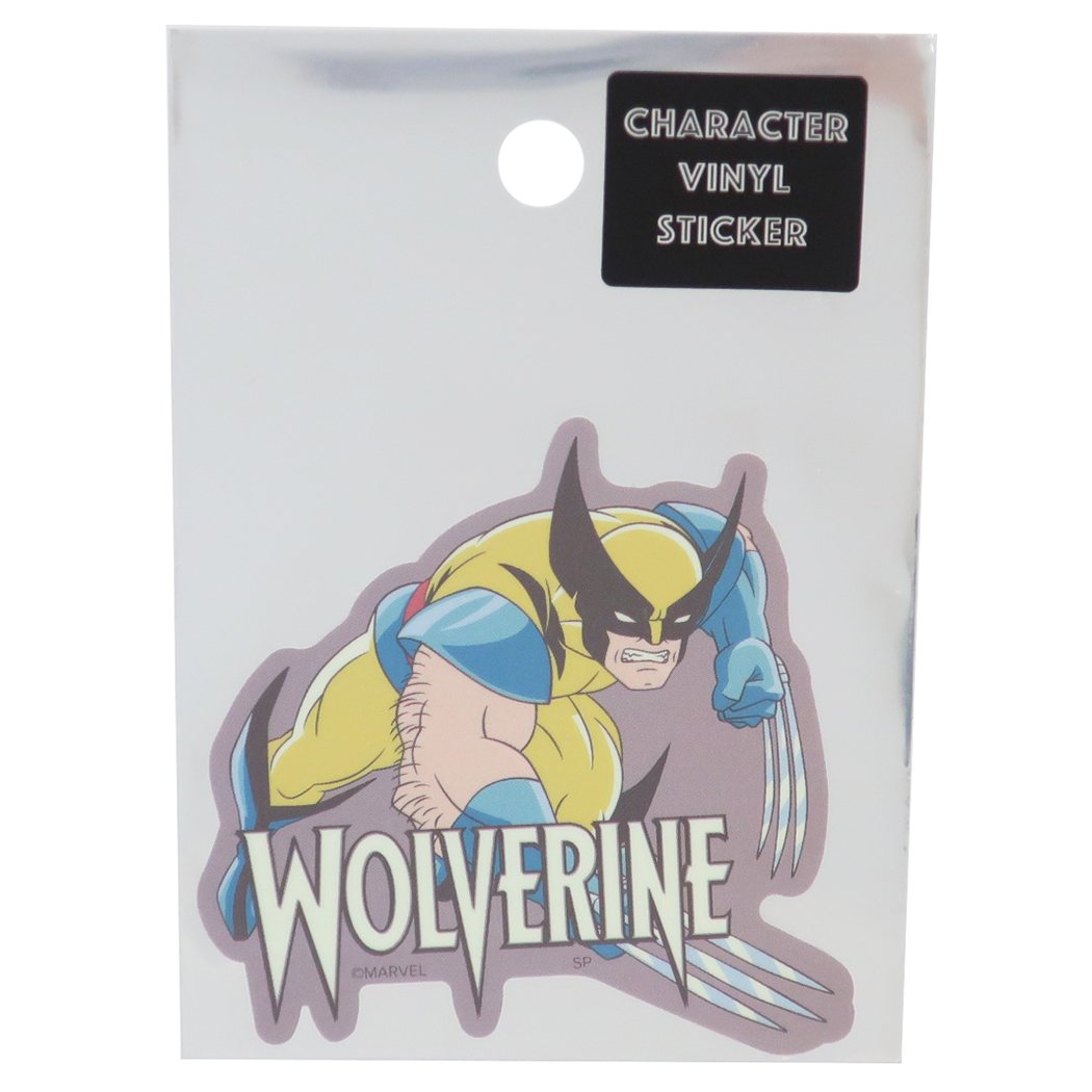 ウルヴァリン シール ステッカー ダイカット ビニール ブラウン MARVEL キャラクター プレゼント 男の子 女の子 ギフト